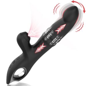 GM-507 Dual-Stimulation Vibrator with Remote Control