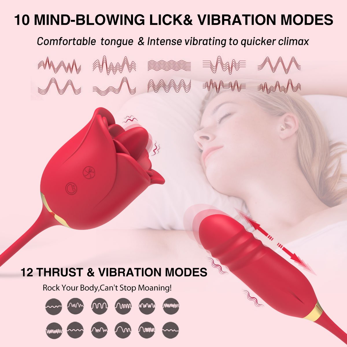 BF-223 Rose Wearable Vibrator – Remote Control - Image 3