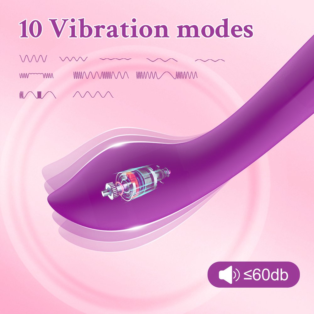 GM-455 G-Spot Vibrator with Point Touch Design - Image 2