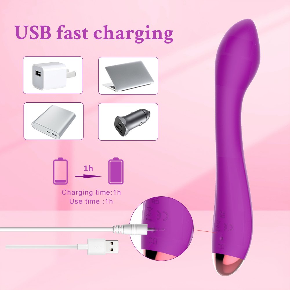 GM-455 G-Spot Vibrator with Point Touch Design - Image 4