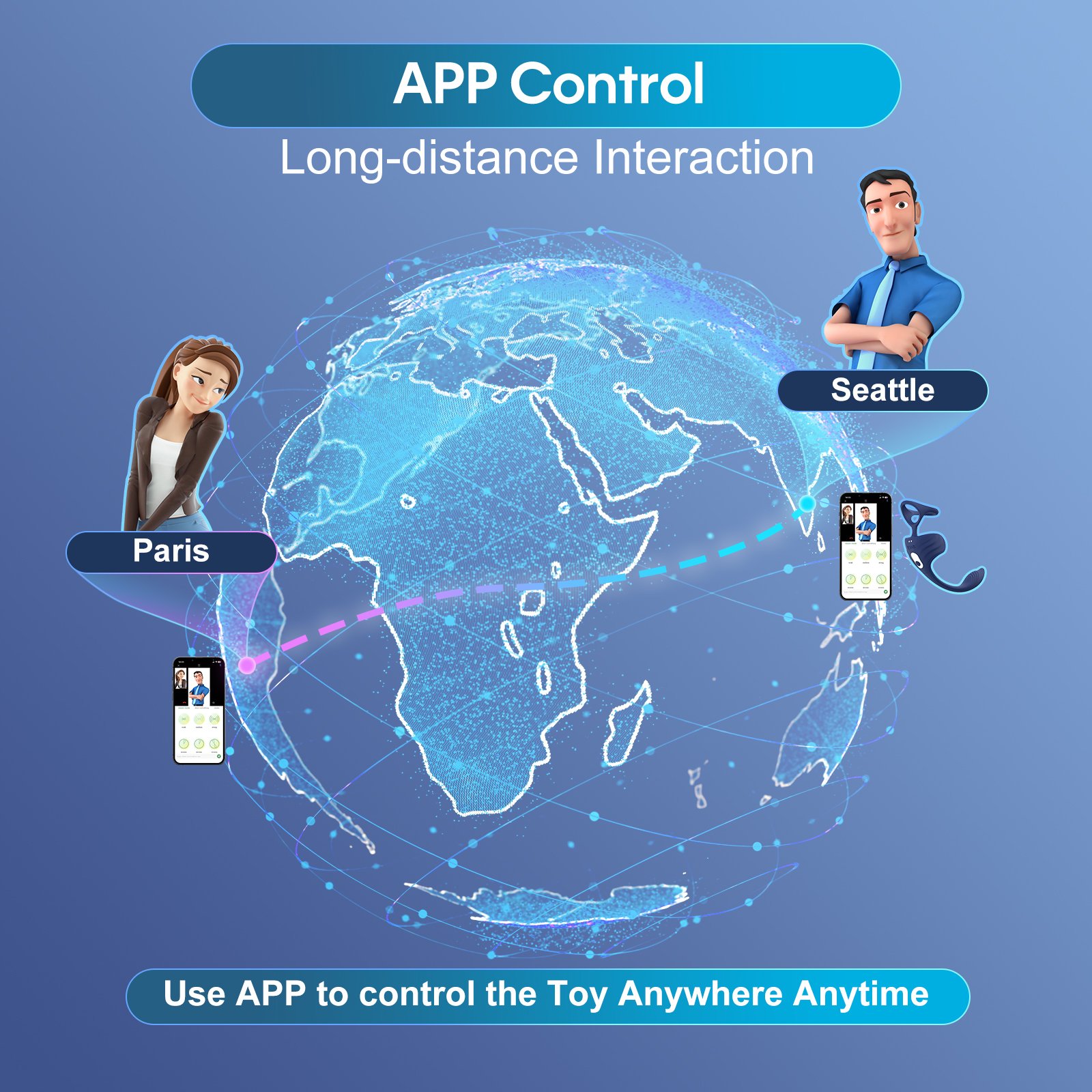 GM-431 Vibrating Ring – App Control - Image 5