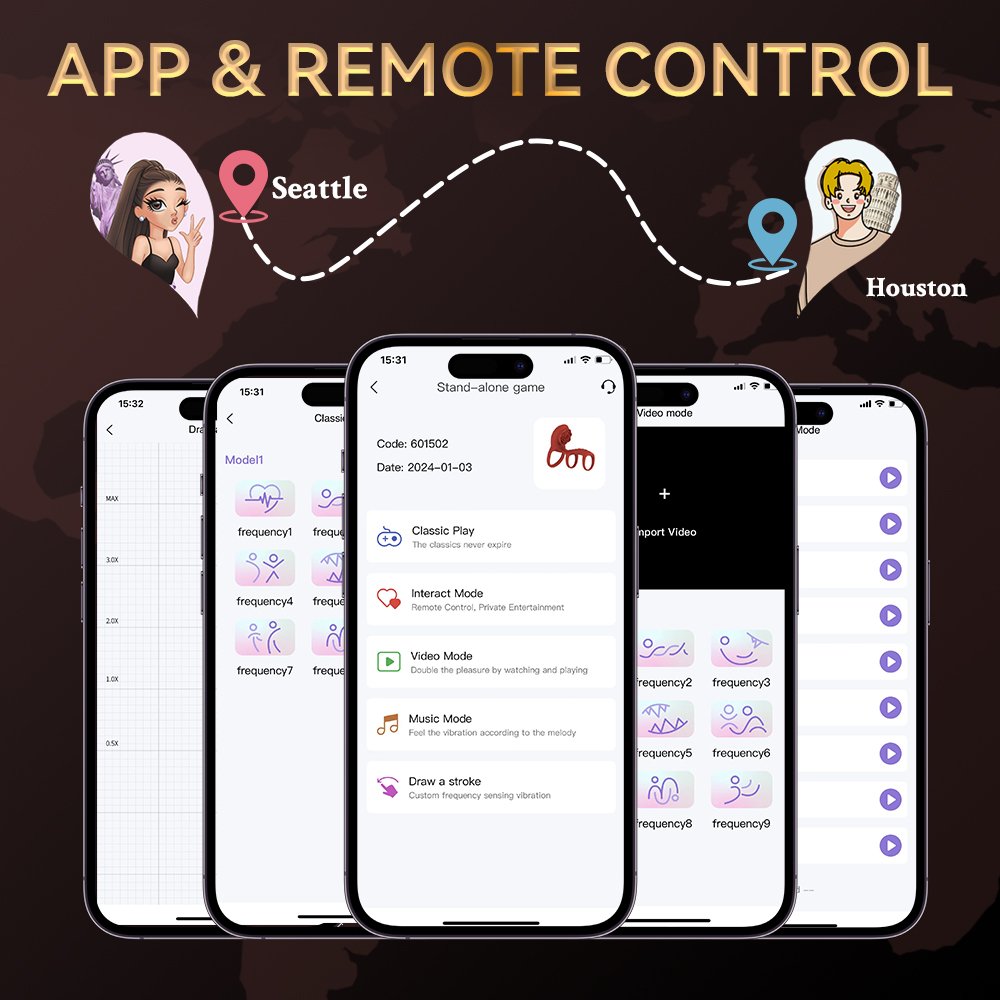 GM-486 Couples Toy Set – App Control - Image 8
