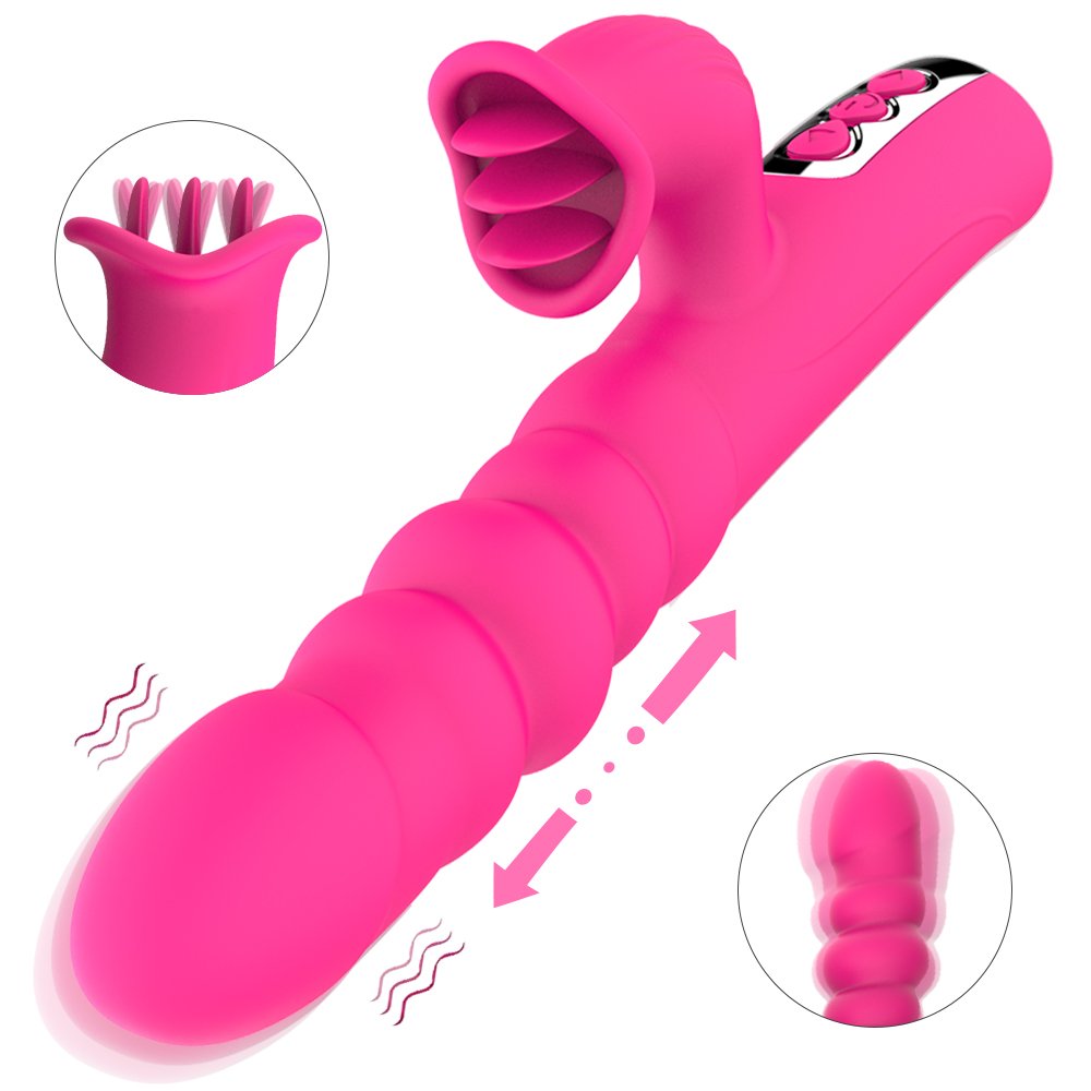 GM-273 Thrusting Rabbit Vibrator with Remote Control - Image 2