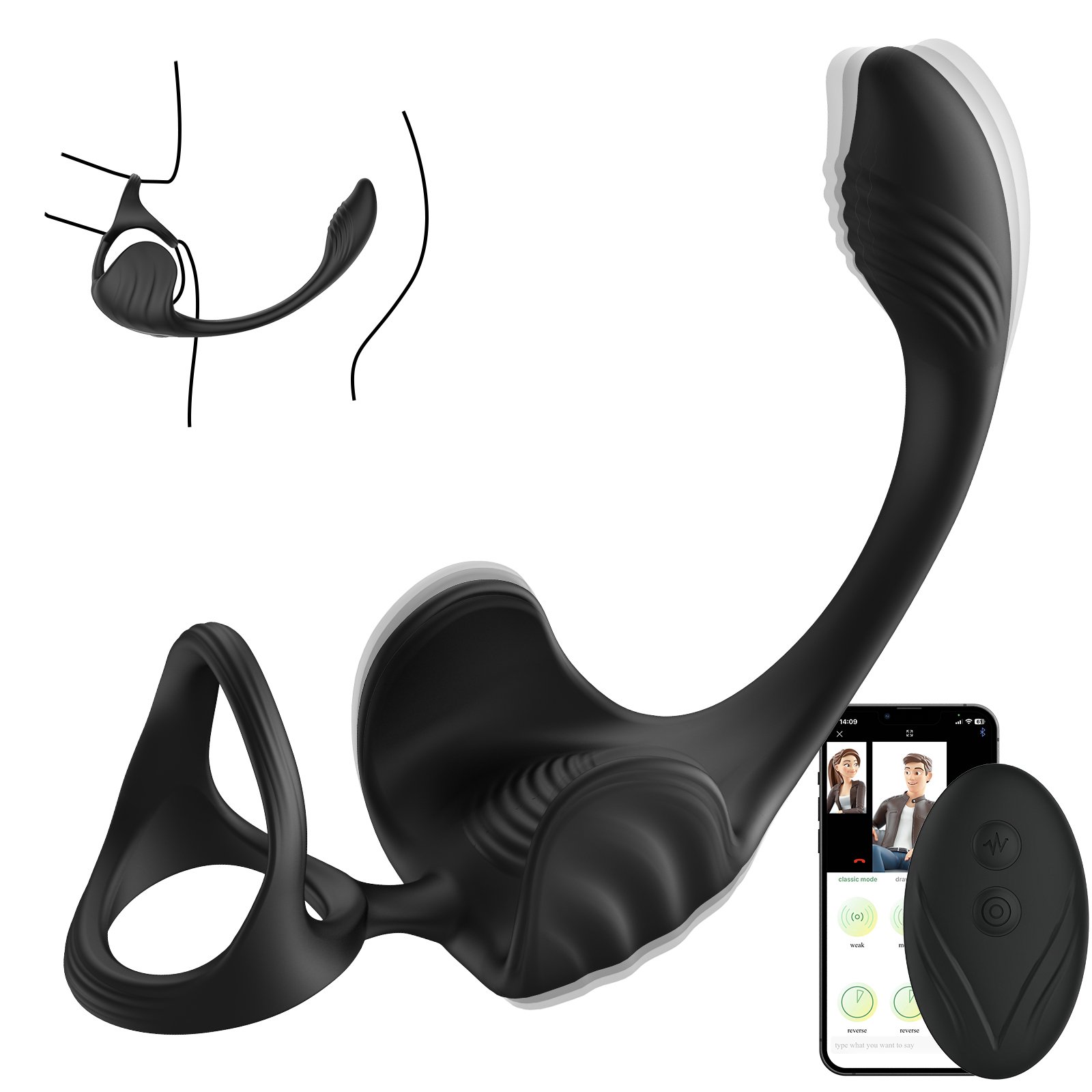 GM-431 Vibrating Ring – App Control - Image 7