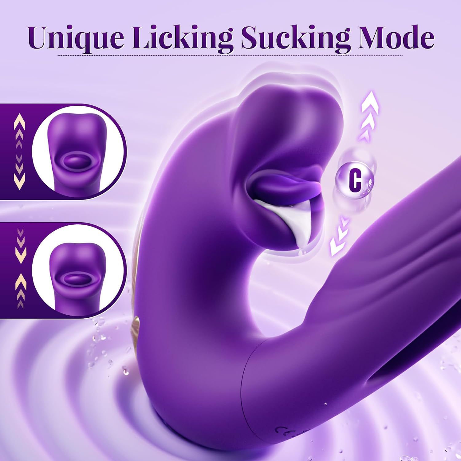 GM-494 Clitoral Vibrator with Dual Stimulation - Image 2
