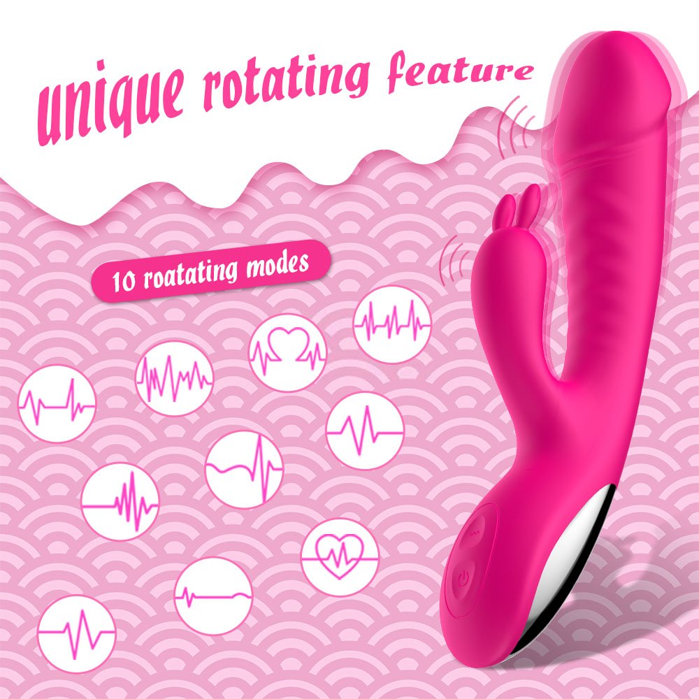 GM-206 Dual Stimulation Rabbit Vibrator - Image 2