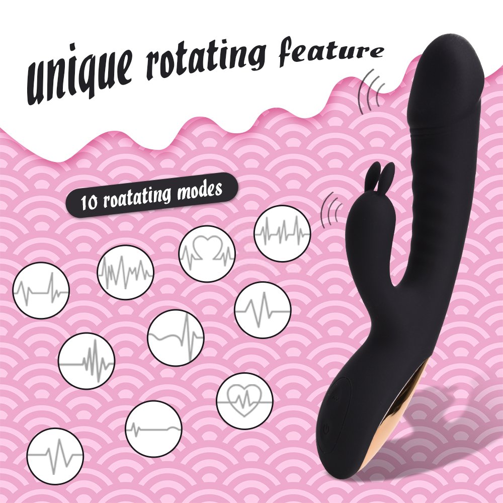 GM-206 Dual Stimulation Rabbit Vibrator - Image 3
