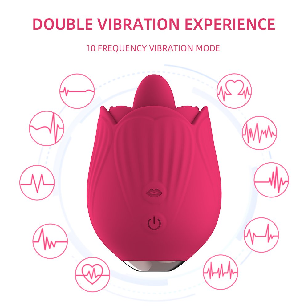 GM-356 Rose Clitoral Stimulator with Suction Control - Image 2