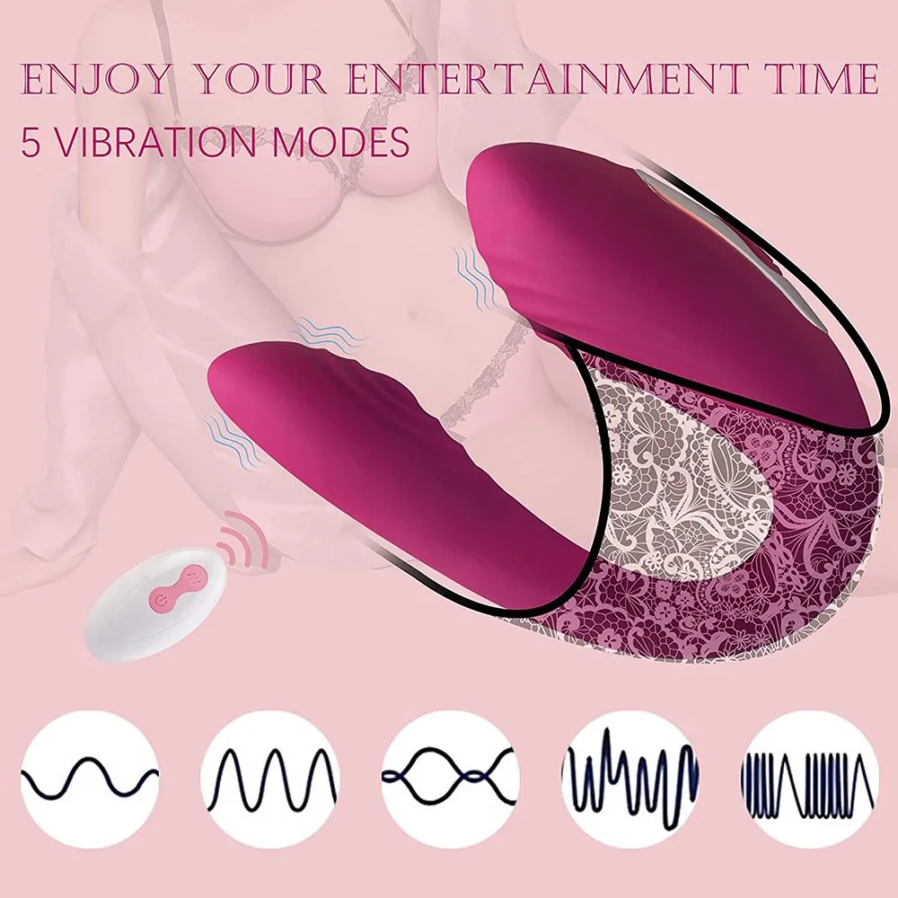 GM-307 U-Shape Wearable Vibrator – Dual Motor - Image 3