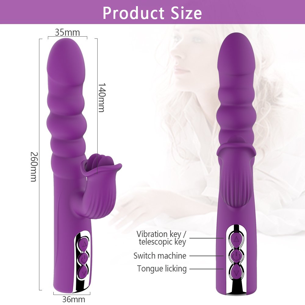 GM-273 Thrusting Rabbit Vibrator with Remote Control - Image 6