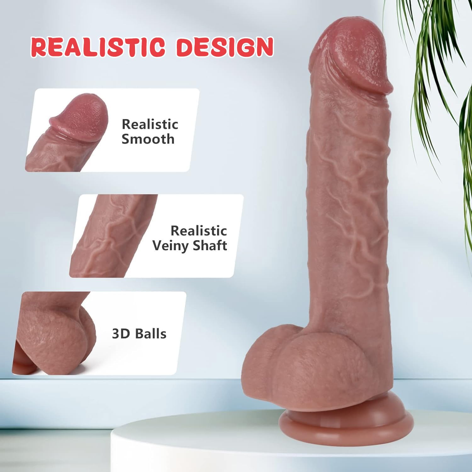 GM-490 MioSecret Realistic Suction Cup Dildo For Women - Image 5