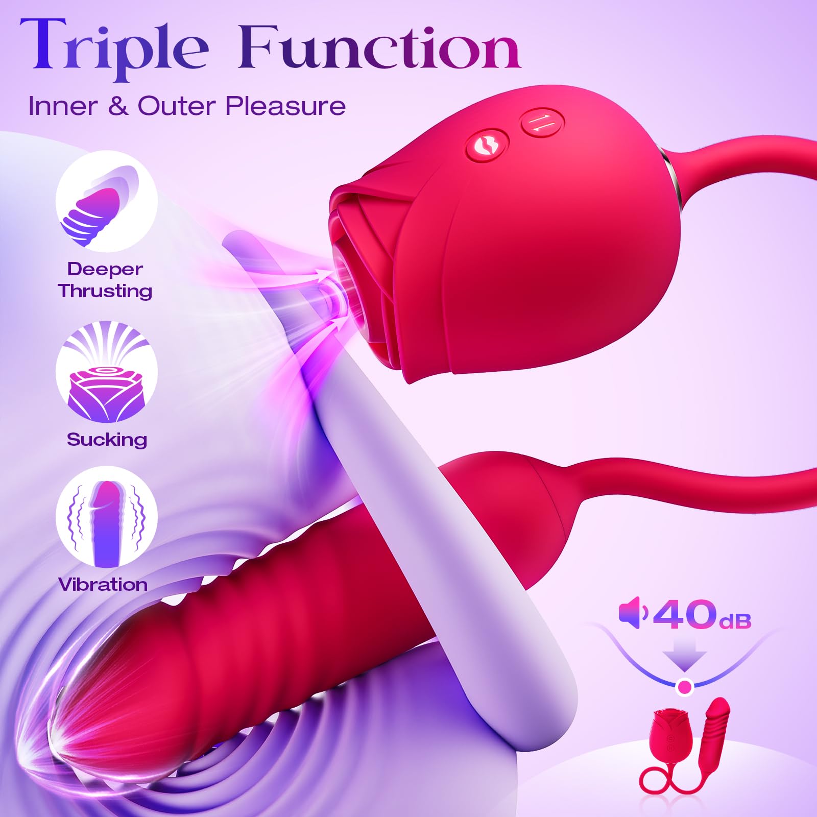 App-Controlled Dual Vibrator for Couples - Image 2