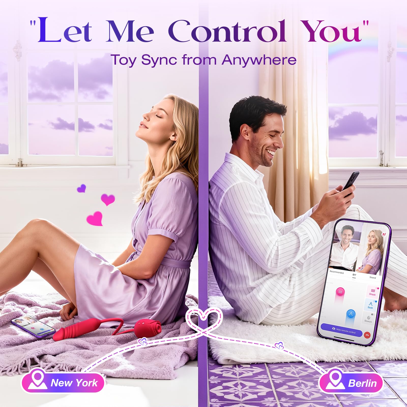 App-Controlled Dual Vibrator for Couples - Image 5