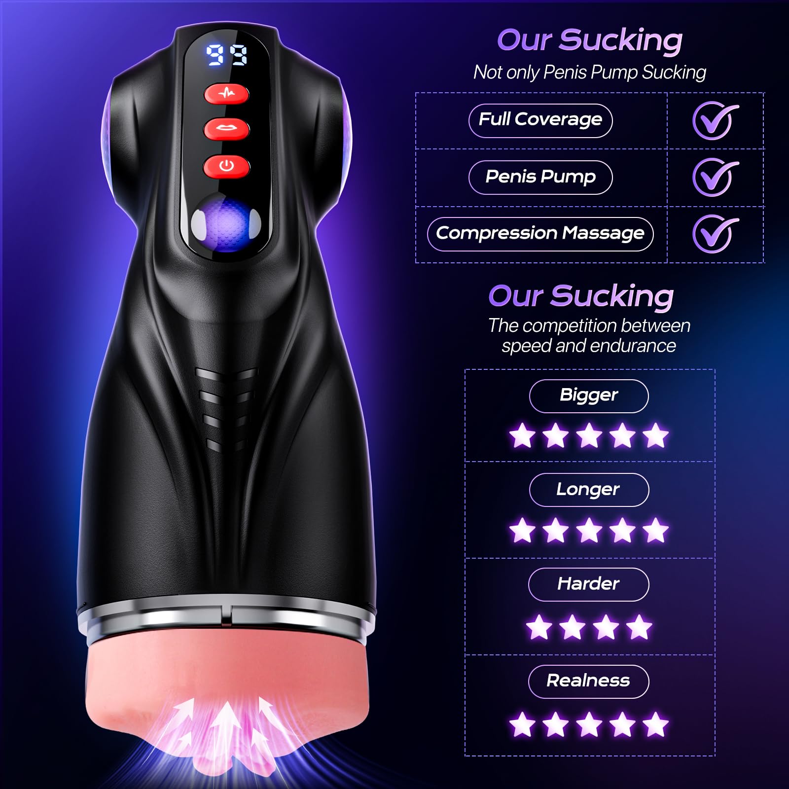 AI App-Controlled Stroker – 3 Sleeves - Image 9