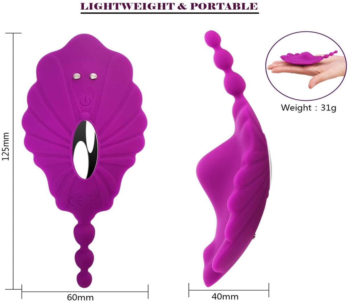 GM-234 Wearable Vibrator – Remote Control - Image 6