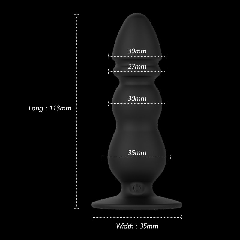 GM-268 Remote-Control Anal Plug – 10 Vibration Modes - Image 3