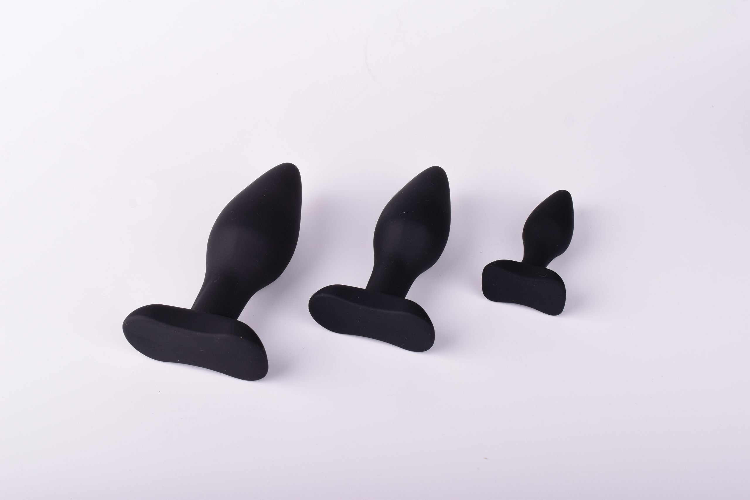 GM-124 Silicone Cone-Shaped Anal Plug Set – 3 Sizes - Image 2