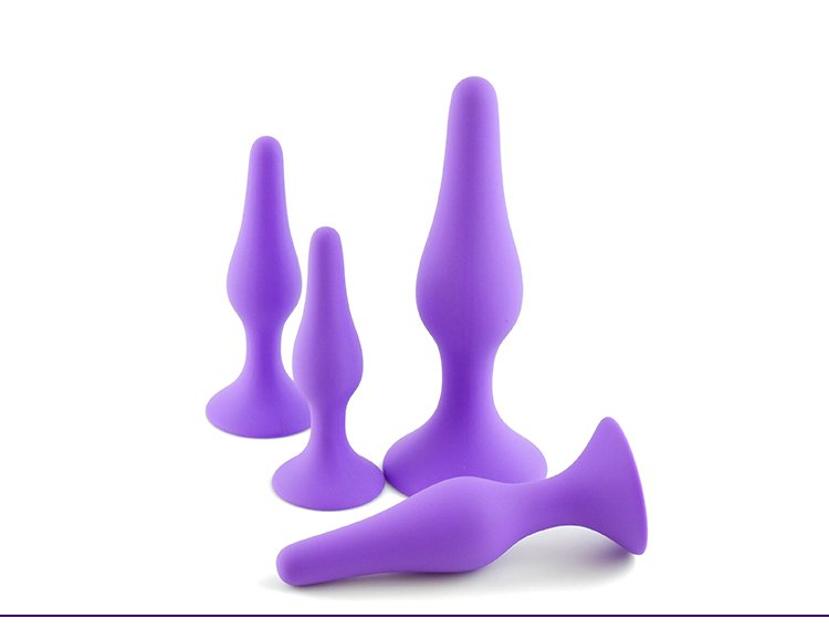 GM-122 Silicone Anal Plug Set – 4 Gradual Sizes - Image 4